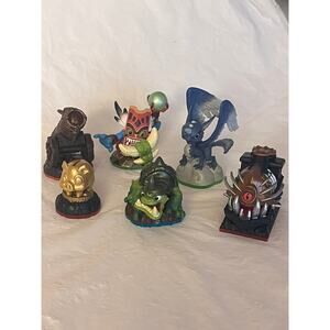 Skylanders Mix Lot of 6 - Swap Force, Spyro's Adventure, Trap Team, Giants